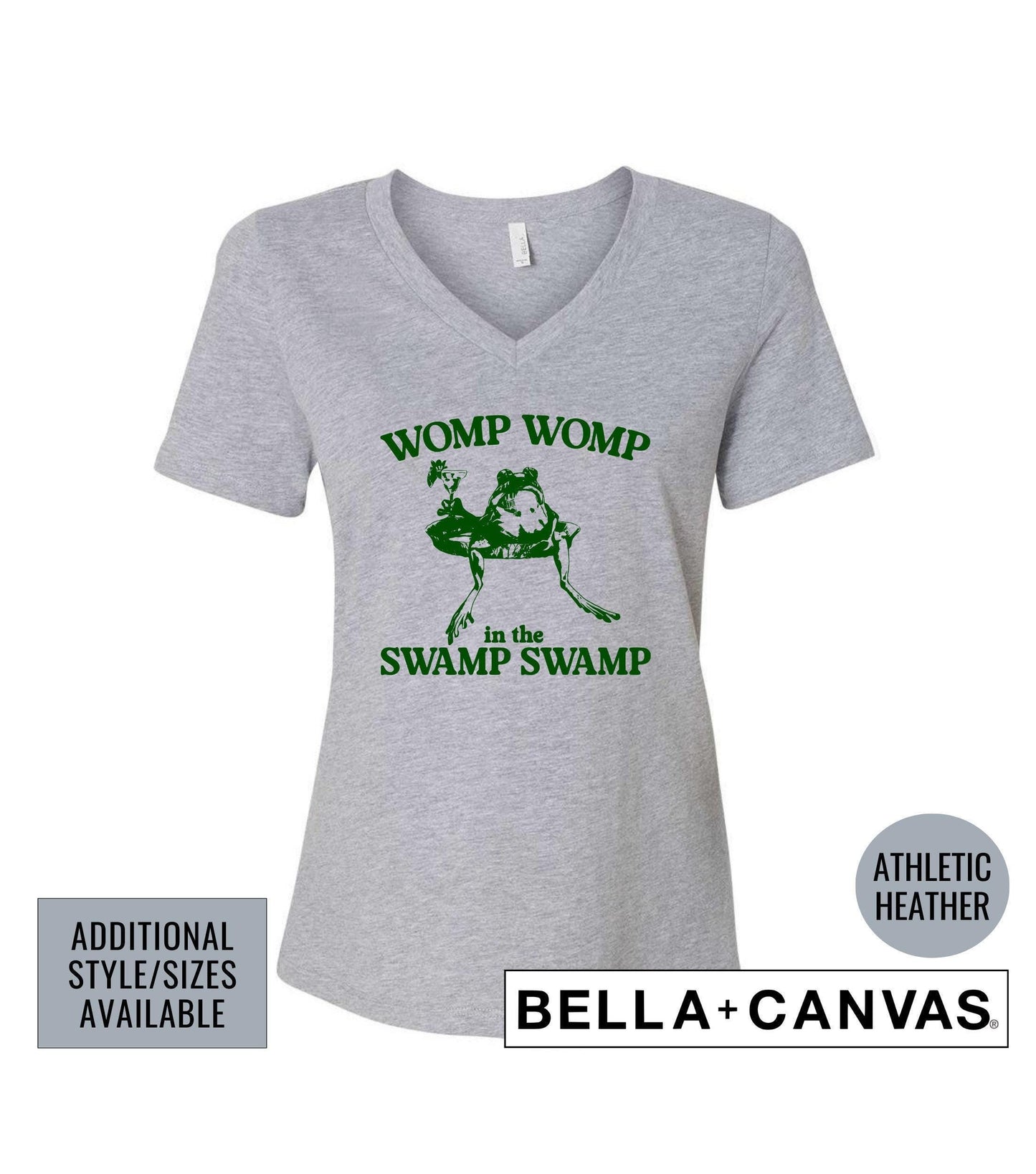 Womp Womp In The Swamp Swamp Frog Graphic T-Shirt