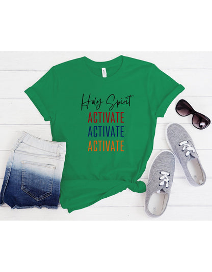 Holy Spirit Activate Graphic T-Shirt
