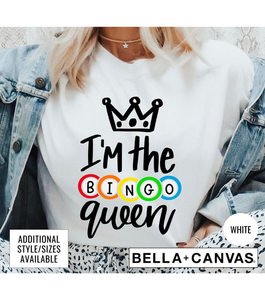 I'm The Bingo Queen Women's Graphic T-Shirt