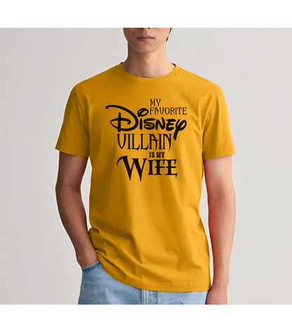 My Favorite Disney Villain Is My Wife Graphic T-Shirt