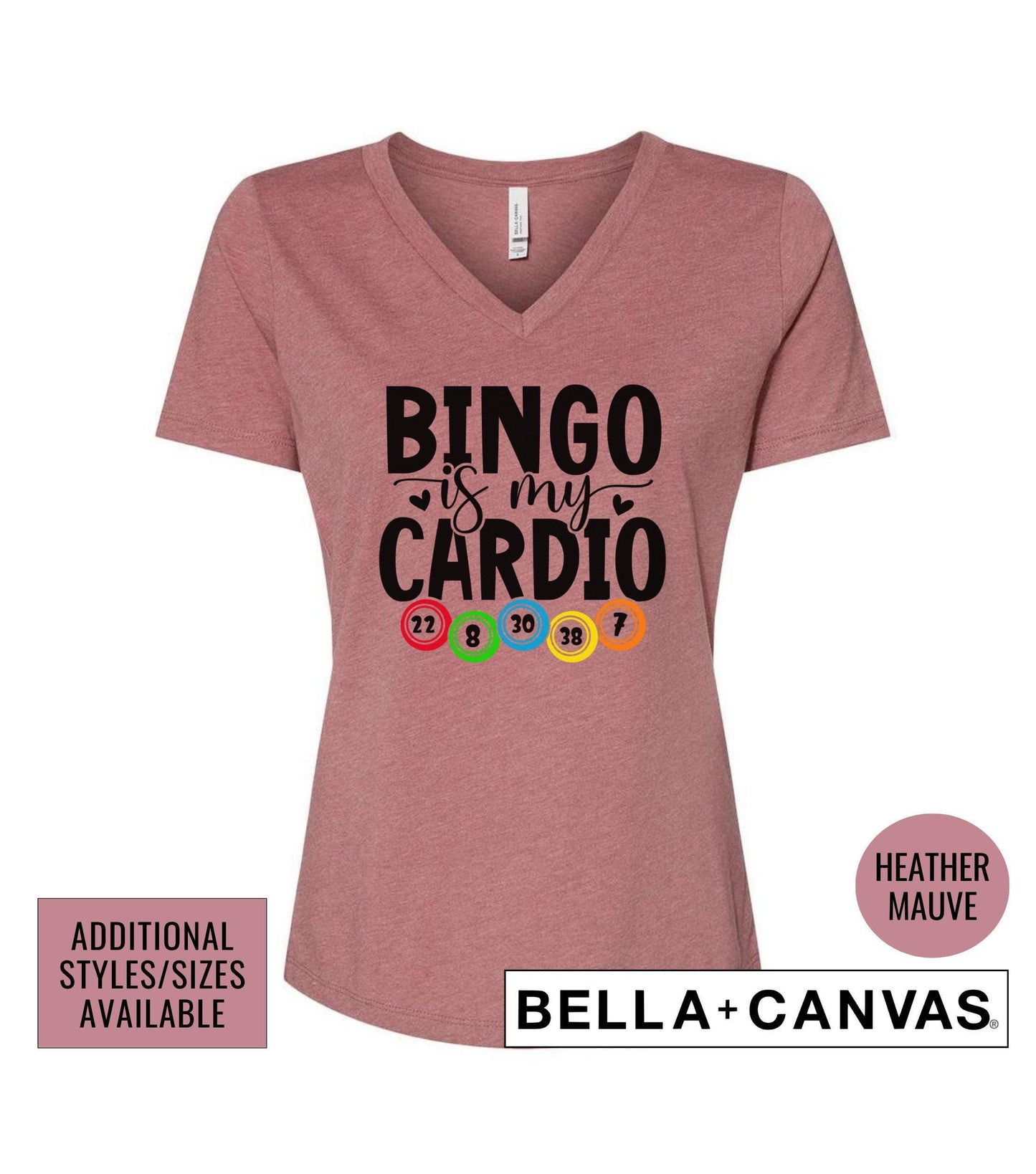 Funny Bingo Is My Cardio Saying Women's Graphic T-Shirt