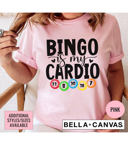 Funny Bingo Is My Cardio Saying Women's Graphic T-Shirt