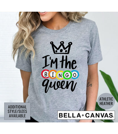 I'm The Bingo Queen Women's Graphic T-Shirt