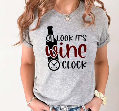 Oh Look It's Wine O Clock Women's Graphic T-Shirt