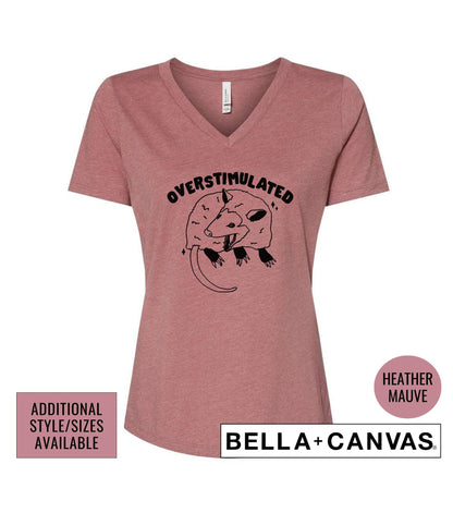 Overstimulated Weird Possum Graphic T-Shirt
