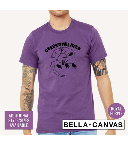 Overstimulated Weird Possum Graphic T-Shirt