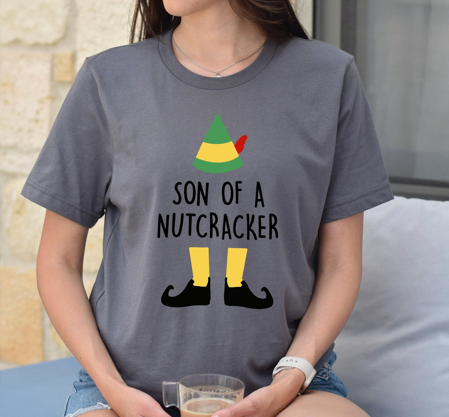 Son Of A Nutcracker Buddy The Elf Graphic T-Shirt