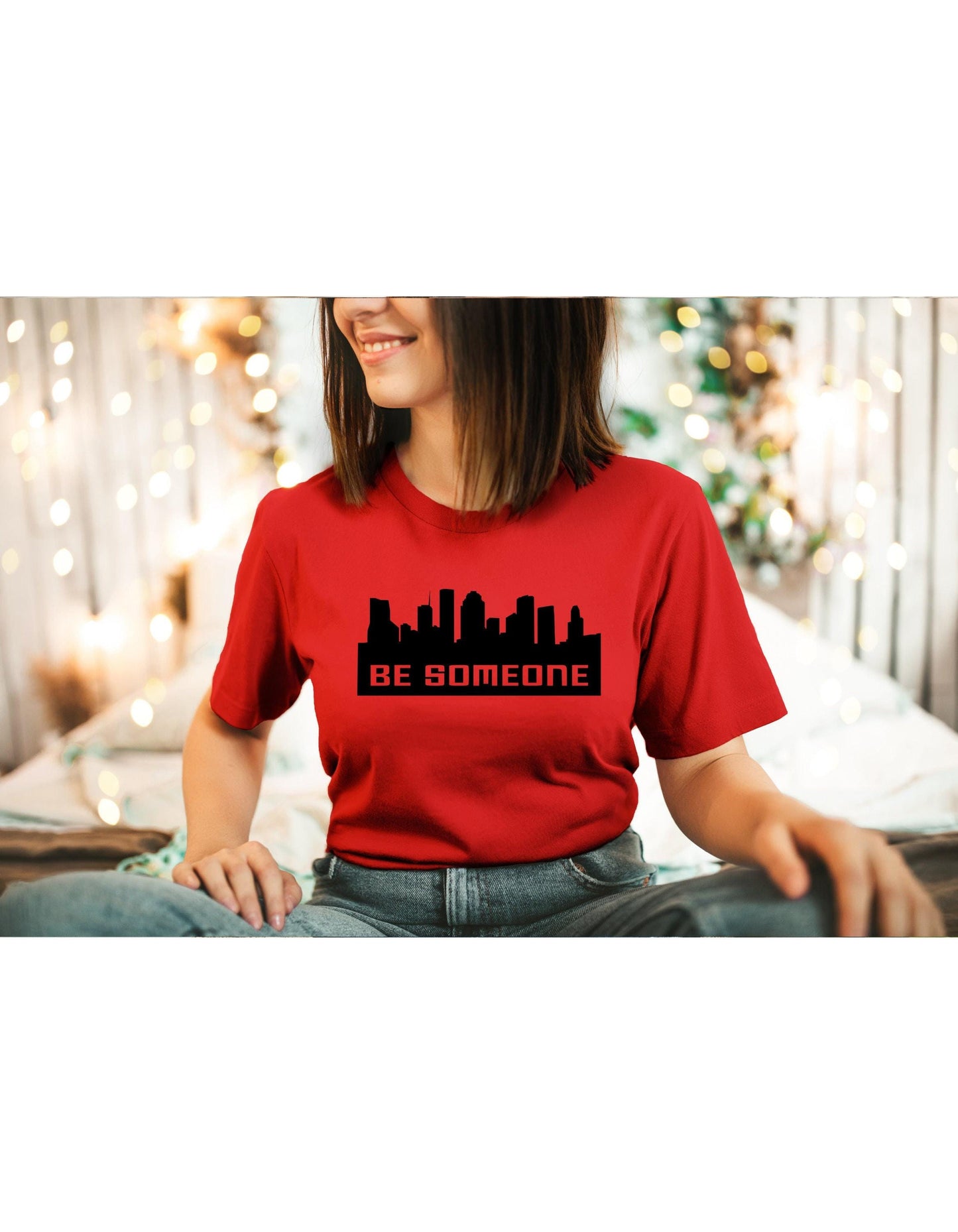 Be Someone Houston Graffiti Graphic T-Shirt