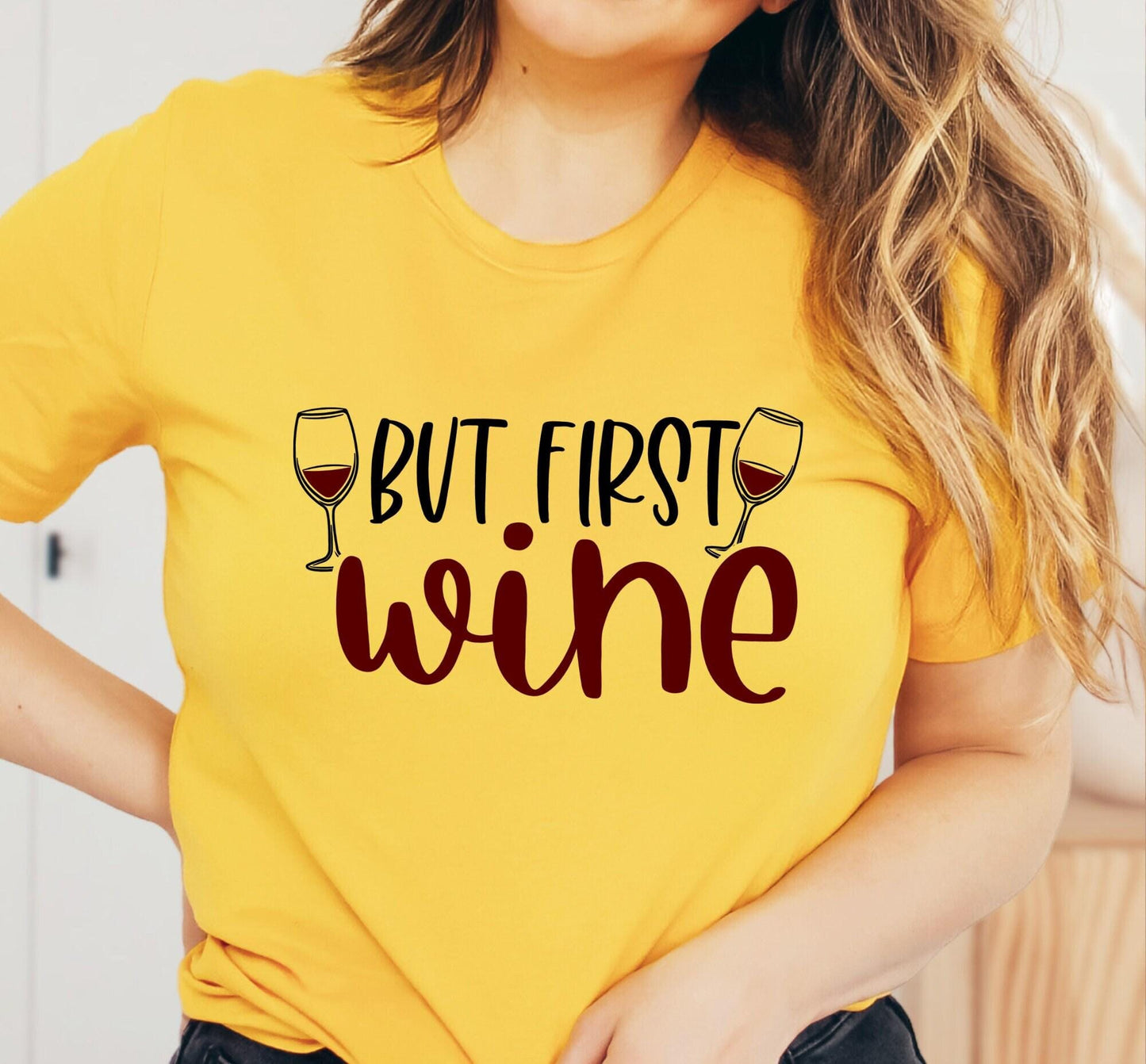 But First Wine Women's Graphic T-Shirt