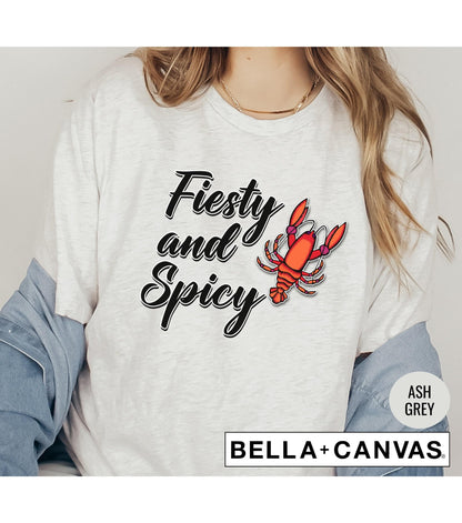 Feisty And Spicy Crawfish Boil Graphic T-Shirt