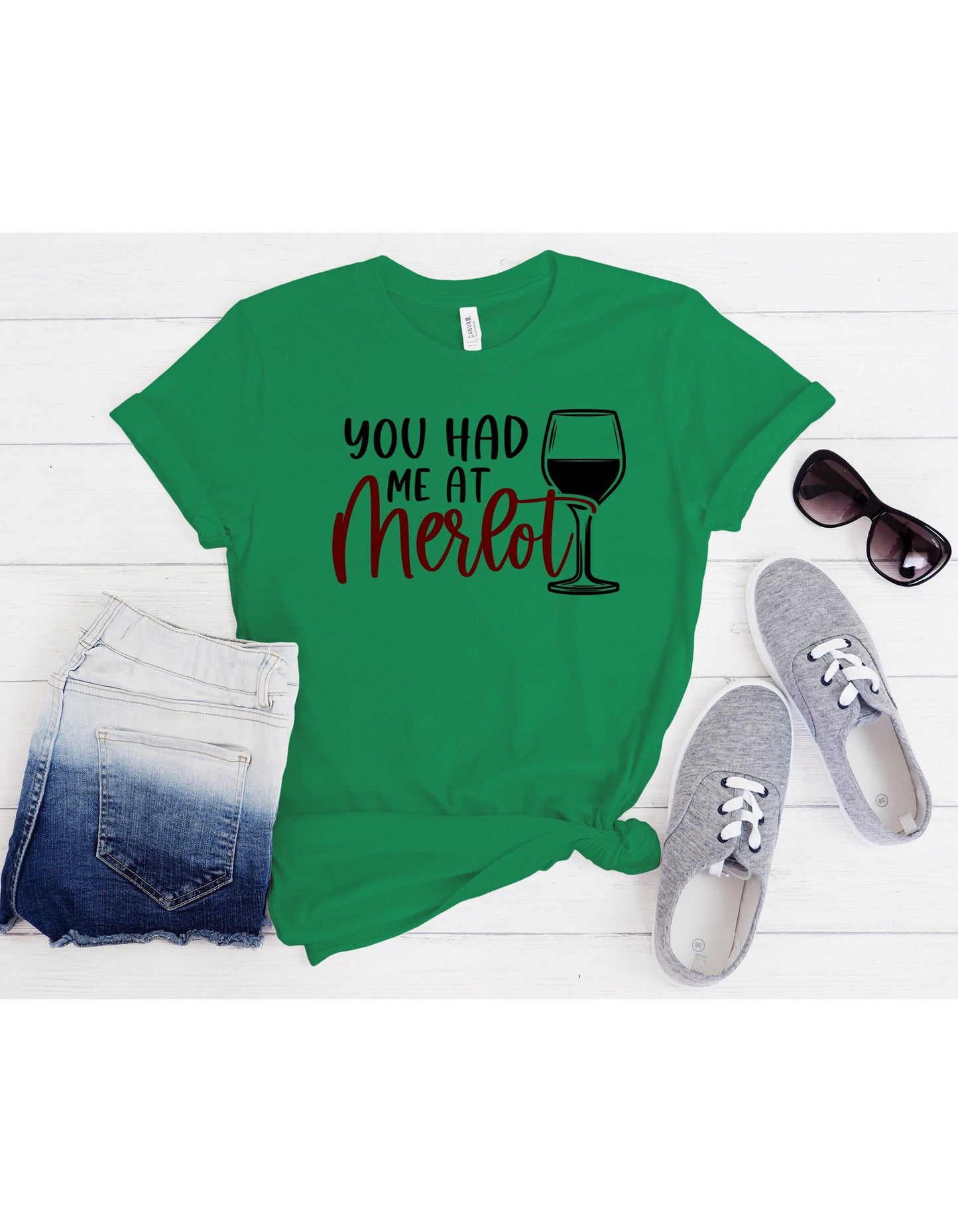 You Had Me At Merlot Graphic T-Shirt