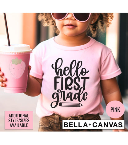 Hello First Grade Graphic T-Shirt