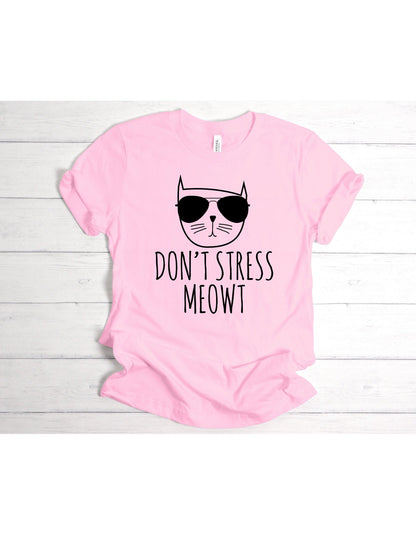 Don't Stress Meowt Graphic T-Shirt