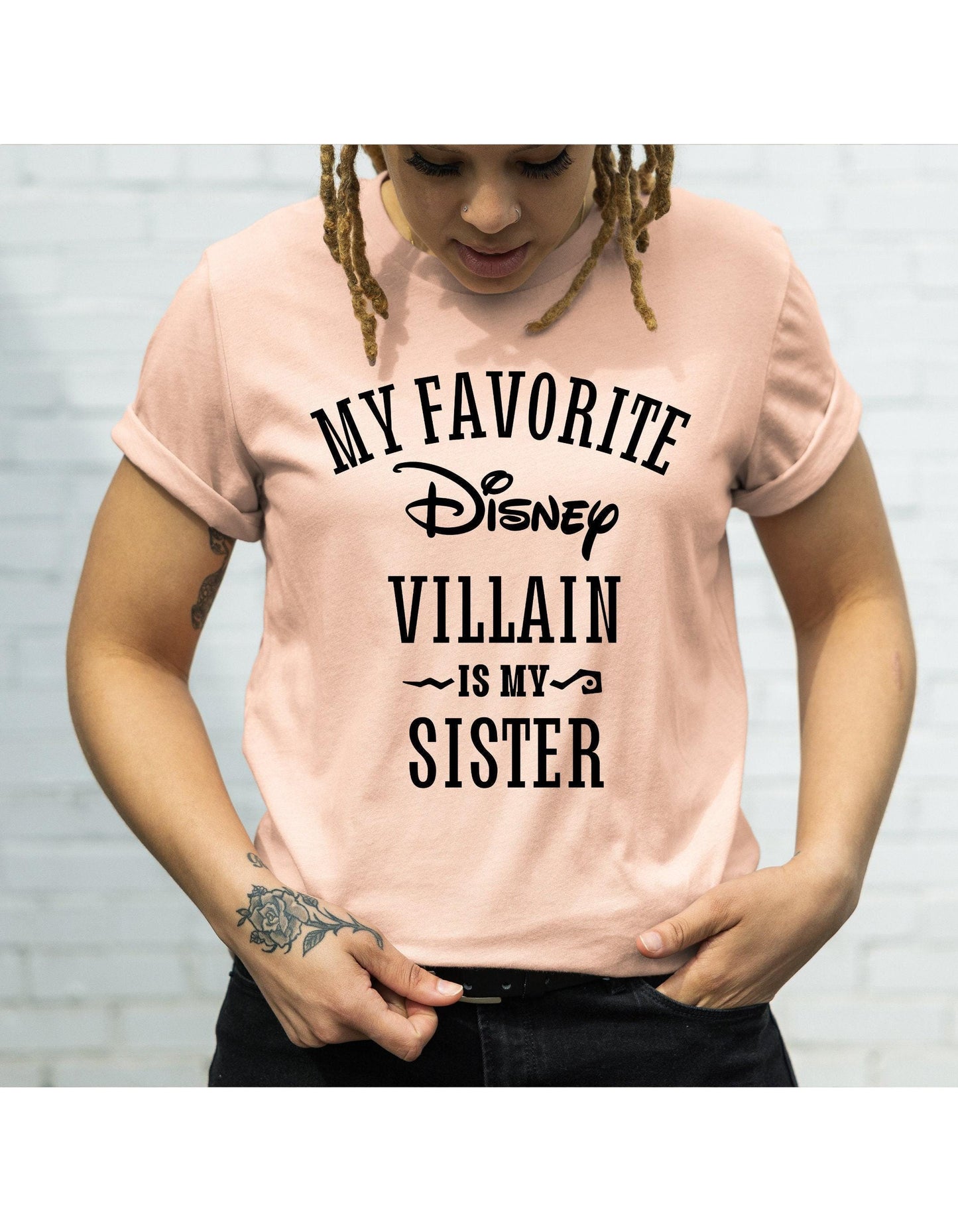 My Favorite Disney Villain Is My Sister Graphic T-Shirt