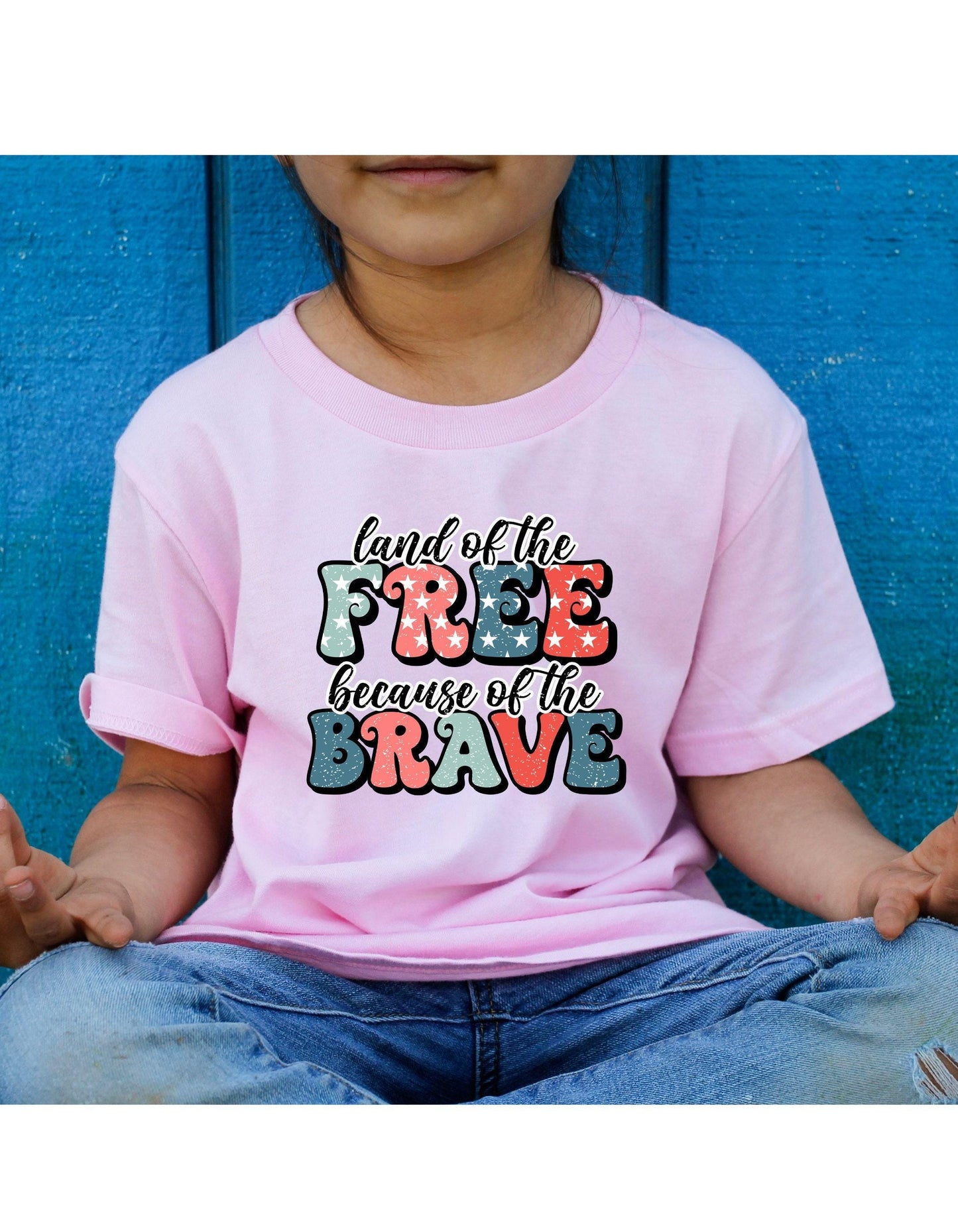 Home Of The Free Because Of The Brave Fourth Of July Graphic T-Shirt