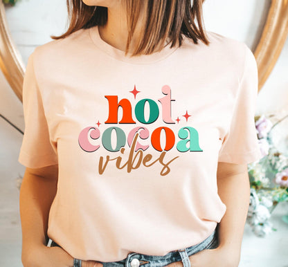 Hot Cocoa Vibes Graphic T-Shirt