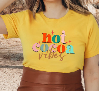 Hot Cocoa Vibes Graphic T-Shirt
