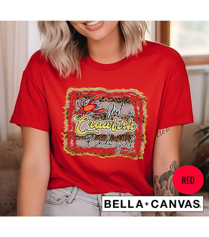 Just A Crawfish Kinda Girl Womens Graphic T-Shirt