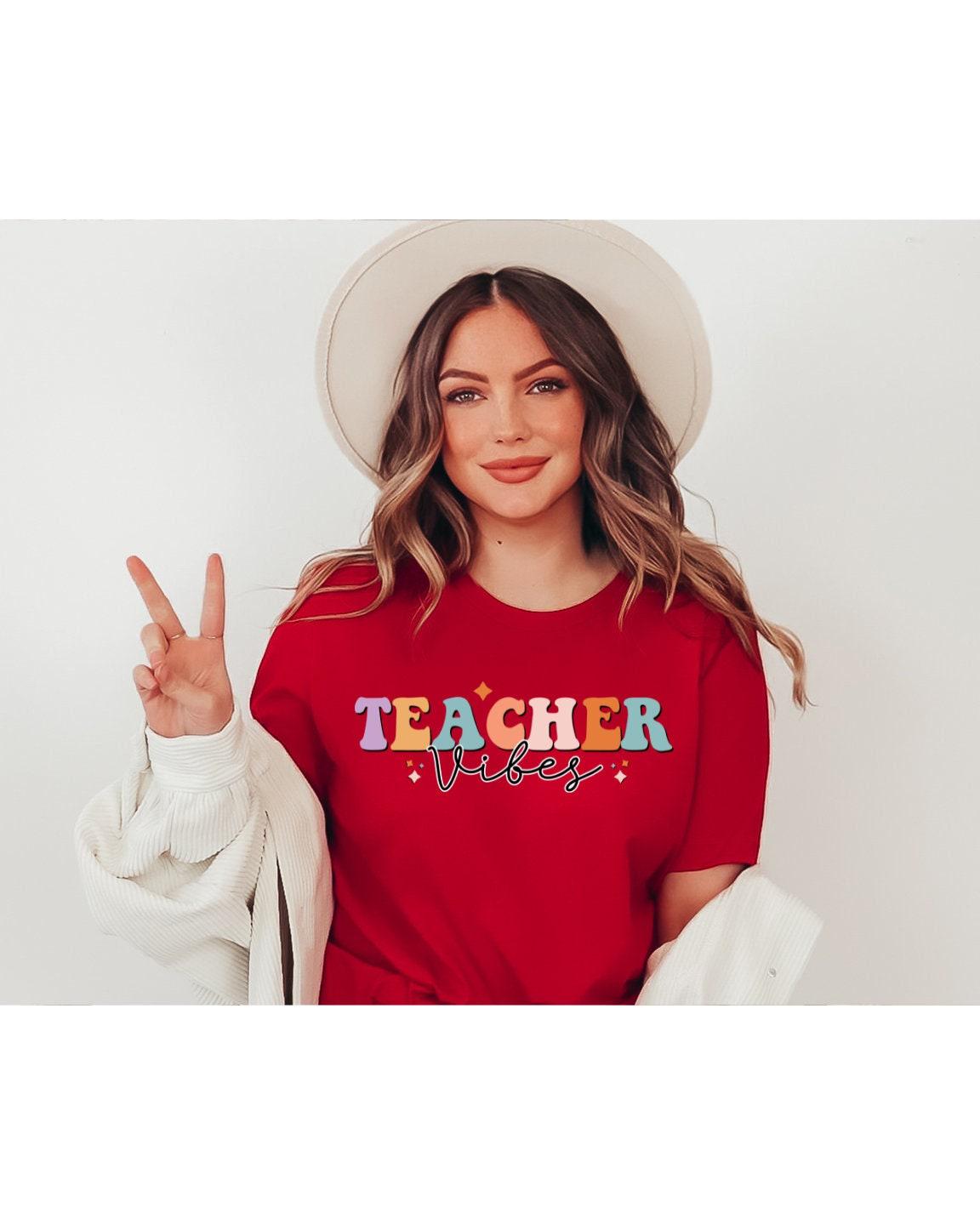 Teacher Vibes Graphic T-Shirt