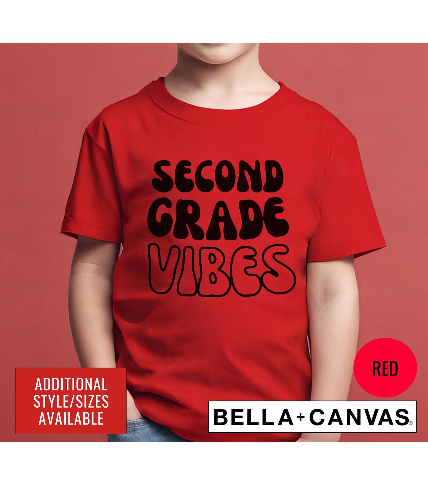 Second Grade Vibes Graphic T-Shirt