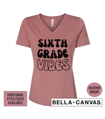 6th Grade Vibes Graphic T-Shirt