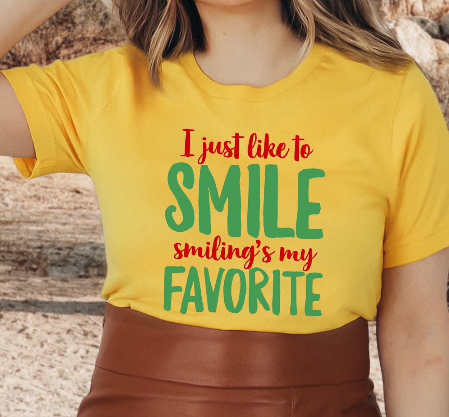 I Just Like To Smile Smiling Is My Favorite Buddy The Elf Graphic T-Shirt