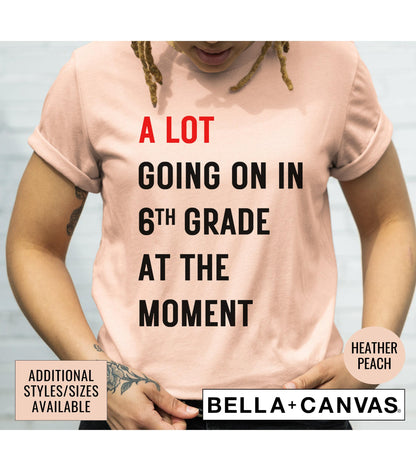 A Lot Going On In 6th Grade At The Moment Graphic T-Shirt