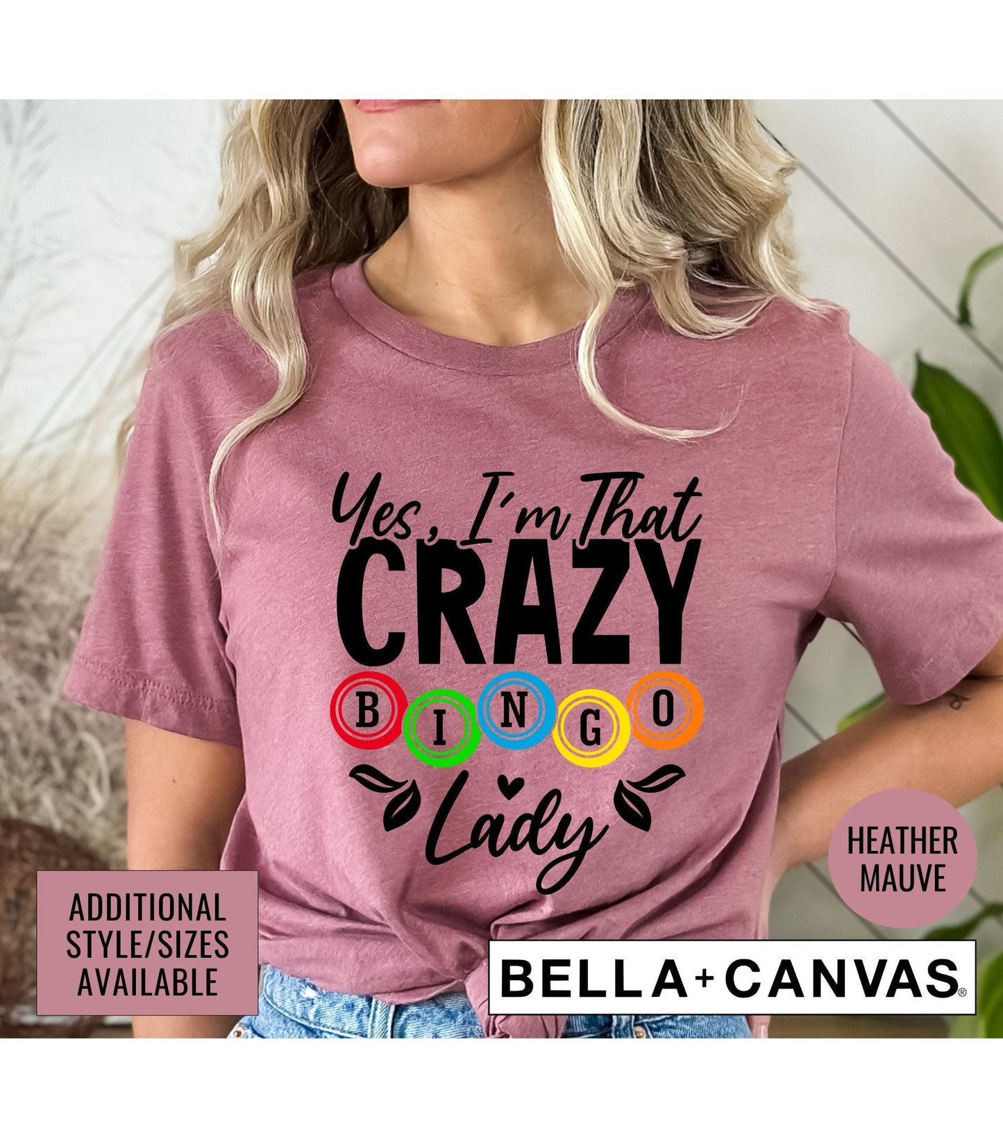 Yes I'm That Crazy Bingo Lady Graphic T-Shirt