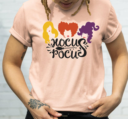 Hocus Pocus Halloween Sanderson Sisters Graphic T-Shirt