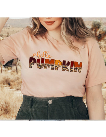 Hello Pumpkin Graphic T-Shirt