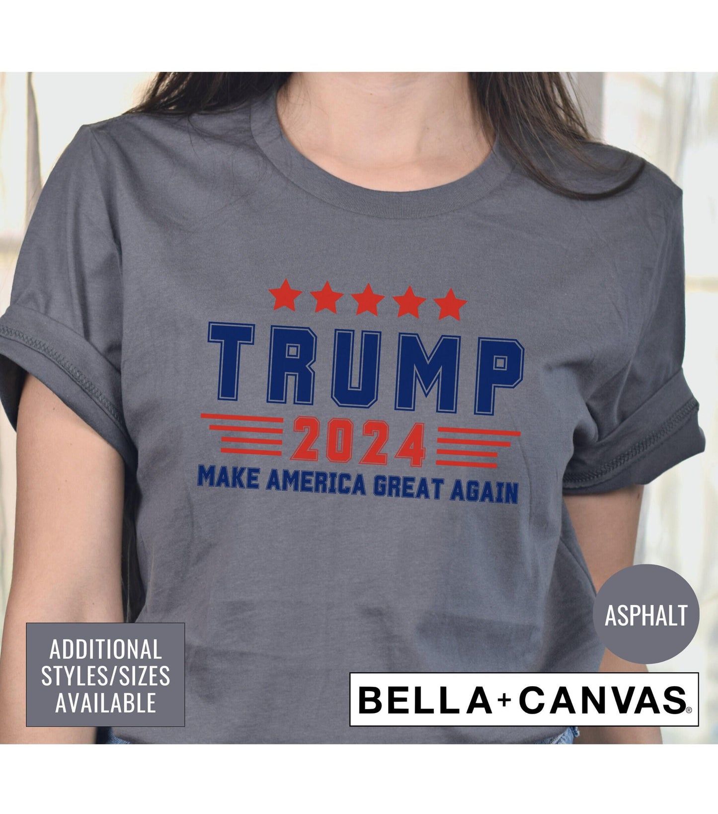 Trump 2024 Make America Great Again Graphic T-Shirt