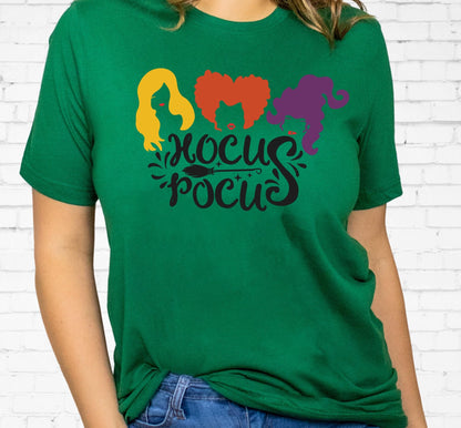 Hocus Pocus Halloween Sanderson Sisters Graphic T-Shirt