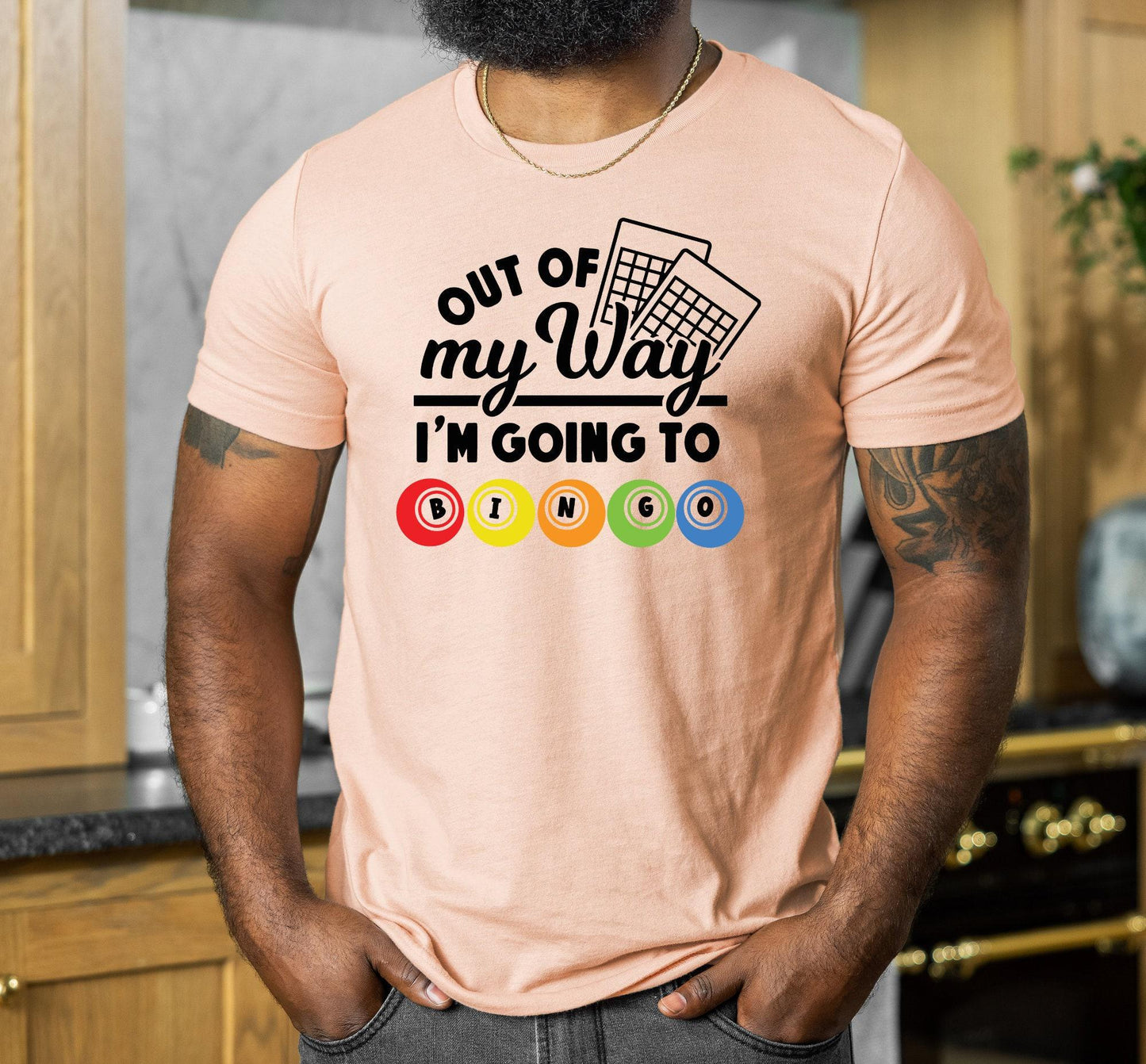 Out Of My Way I'm Going To Bingo Graphic T-Shirt