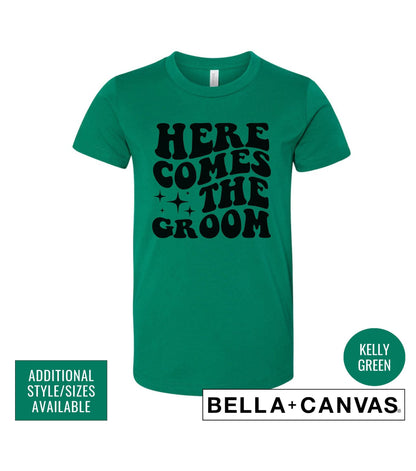Here Comes The Groom Wedding Bachelor Party Men's Graphic T-Shirt