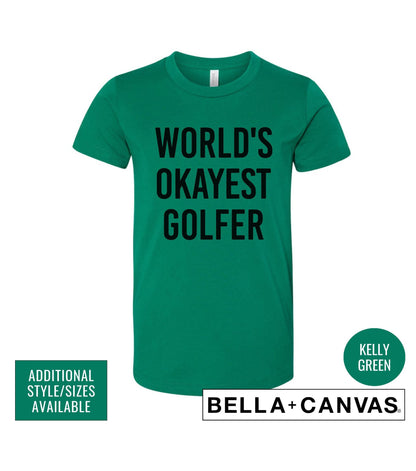 World's Okayest Golfer Men's Graphic T-Shirt