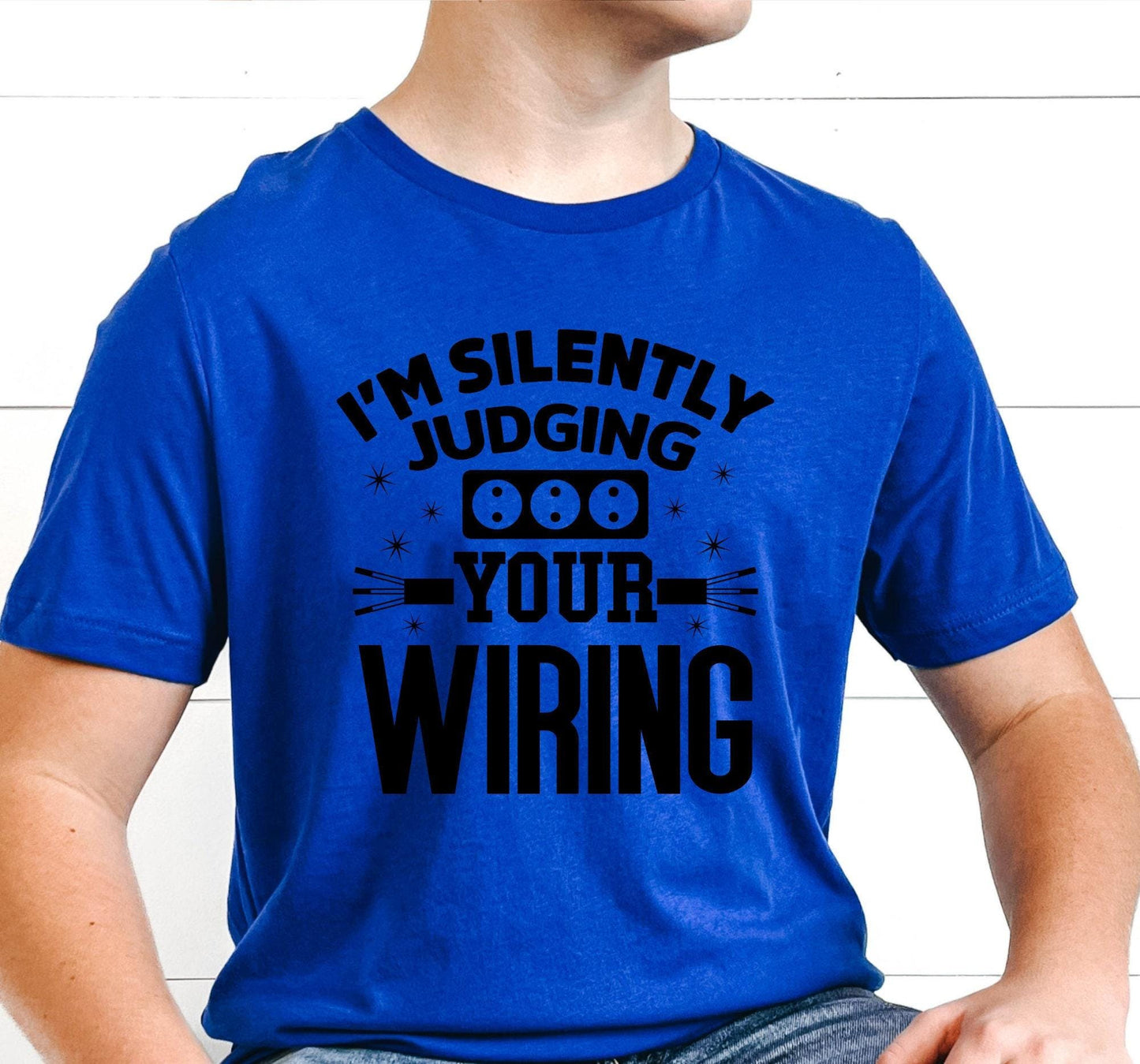 I'm Silently Judging Your Wiring Men's Graphic T-Shirt