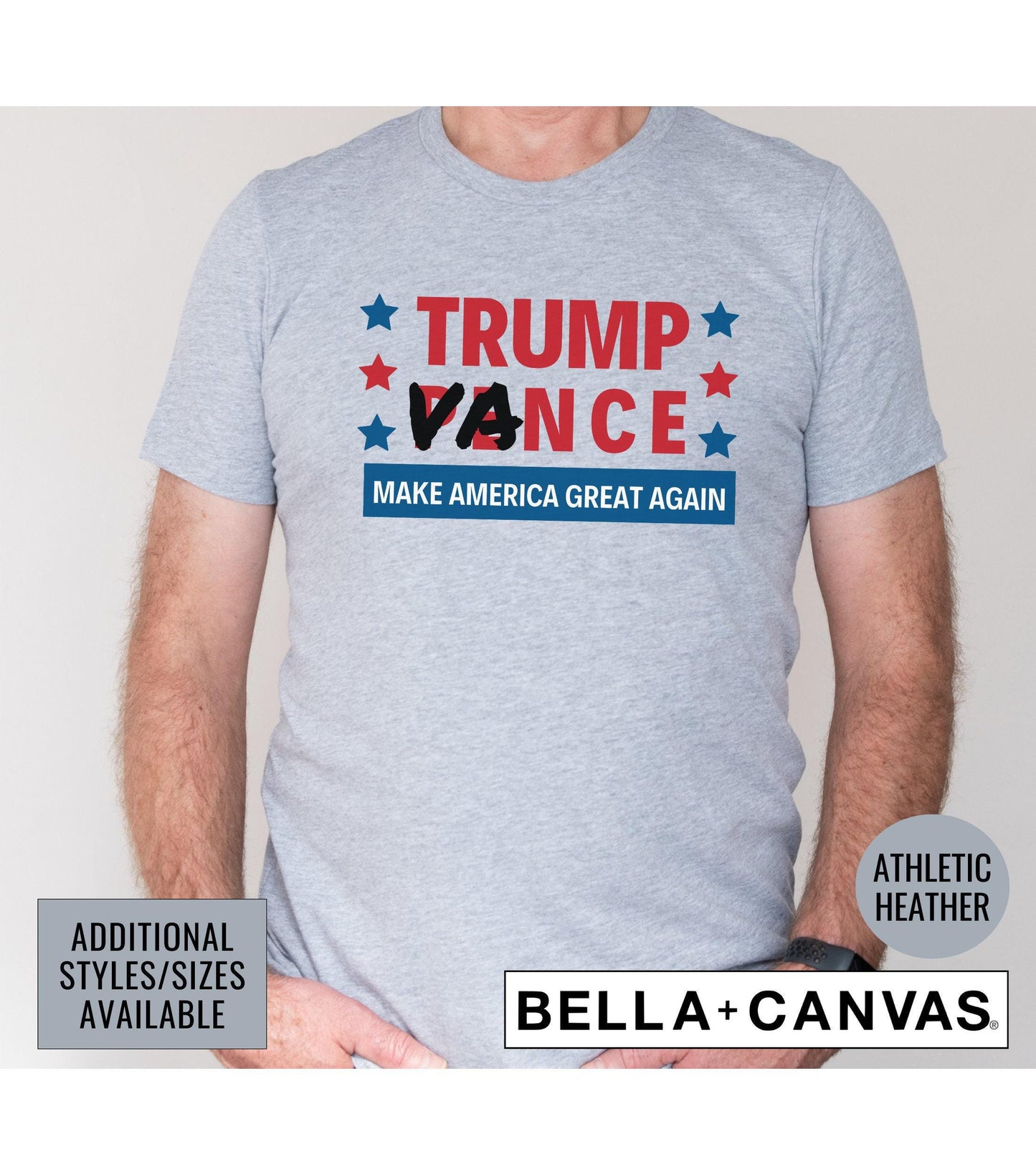 Trump Vance 2024 President Graphic T-Shirt