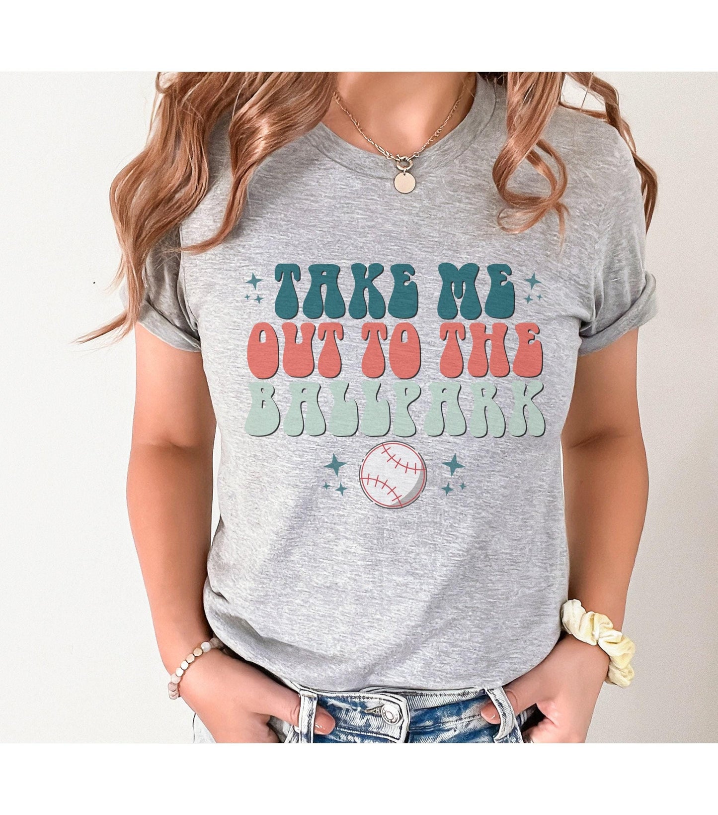 Take Me Out To The Ballpark Womens Graphic T-Shirt