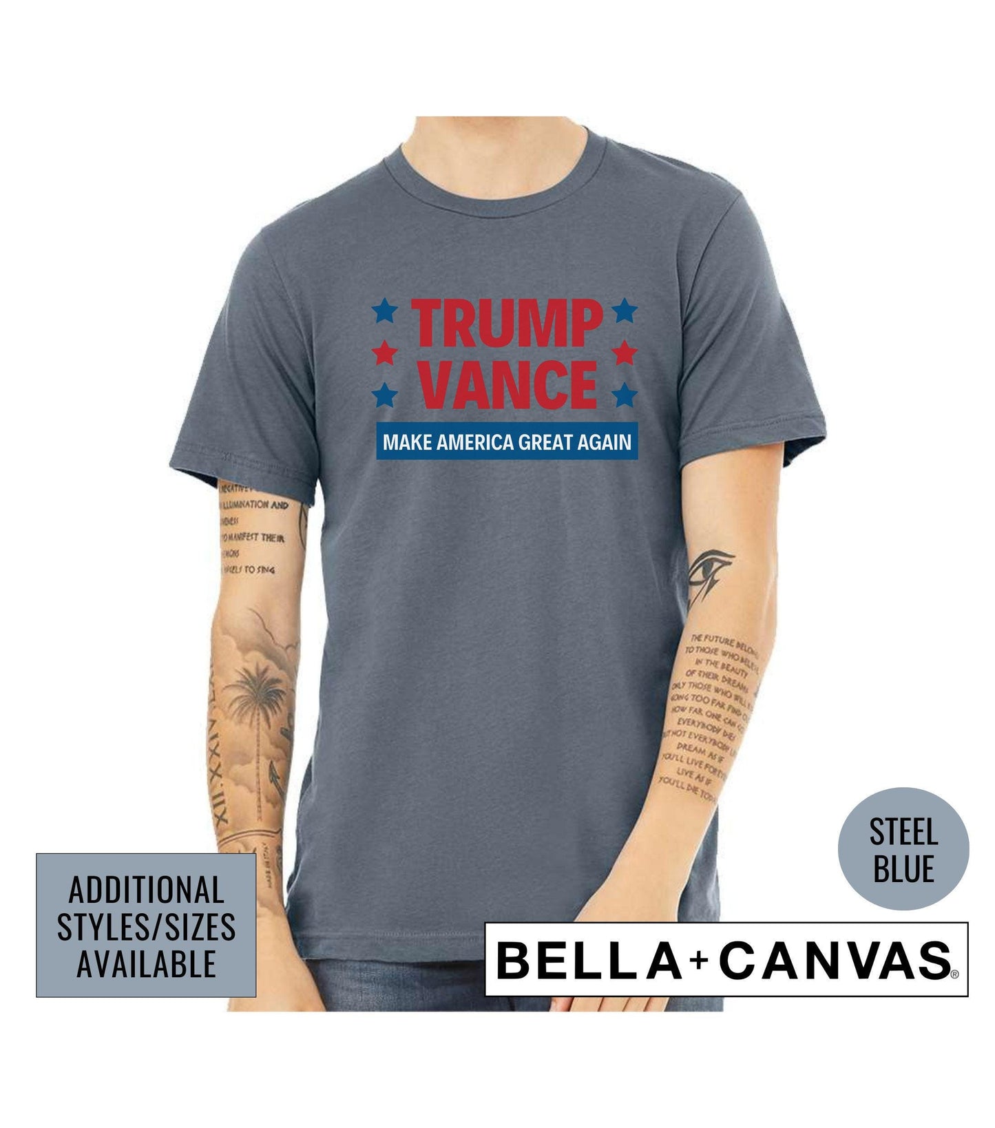 Trump Vance 2024 President Graphic T-Shirt