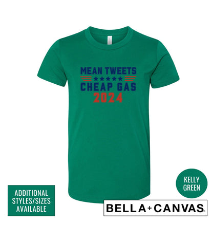 Mean Tweets Cheap Gas 2024 Graphic T-Shirt