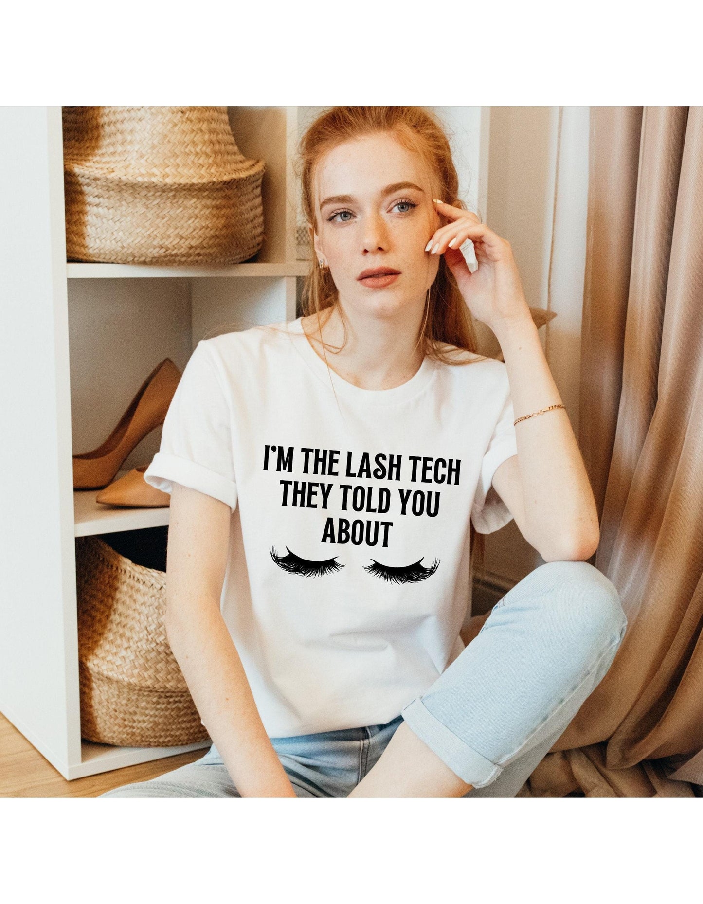 I'm The Lash Tech They Told You About Women's Graphic T-Shirt