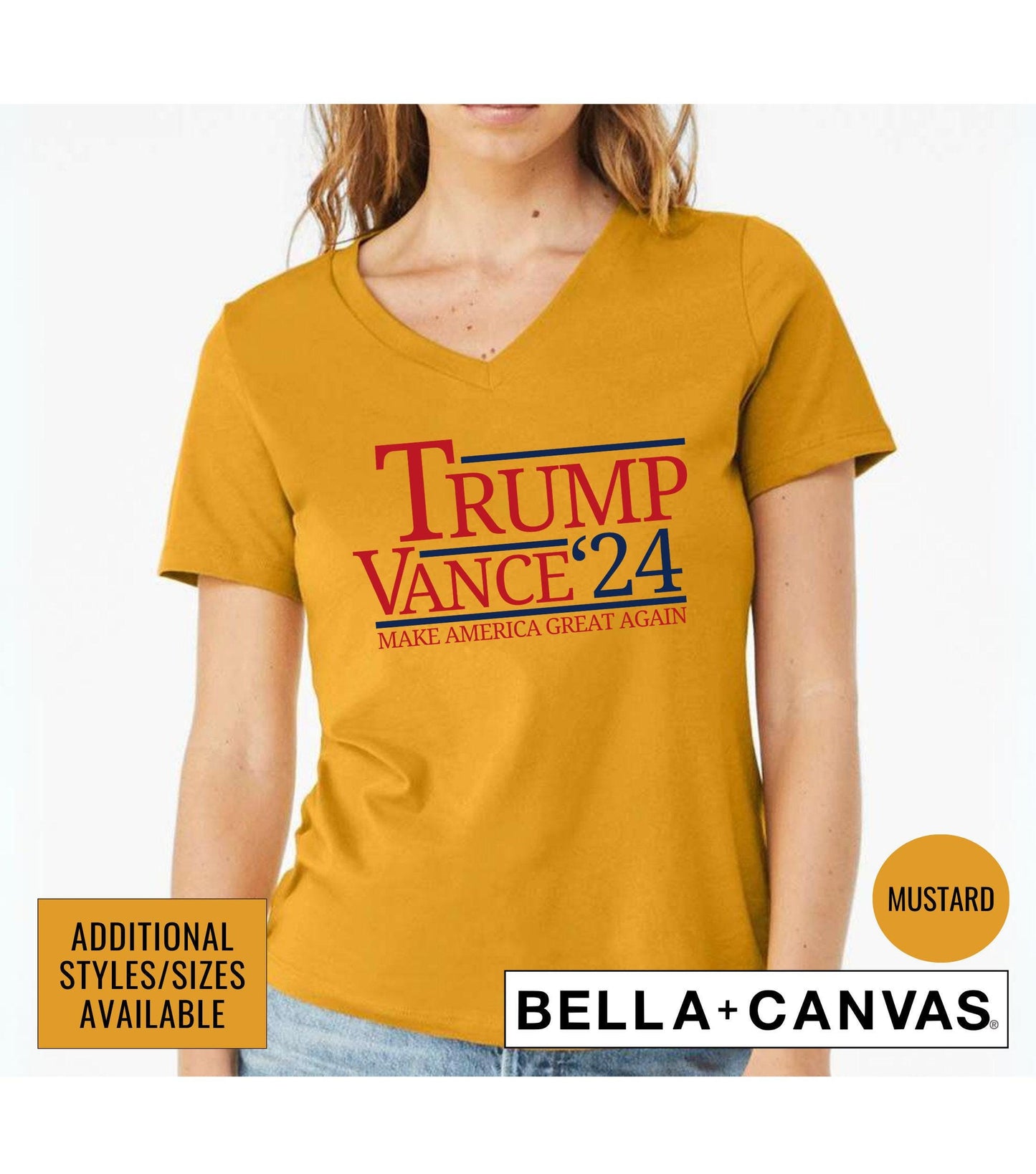 MAGA Make America Great Again Trump Vance 2024 President Graphic T-Shirt