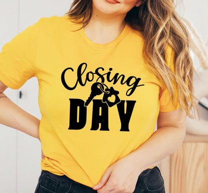 Closing Day Realtor Life Graphic T-Shirt