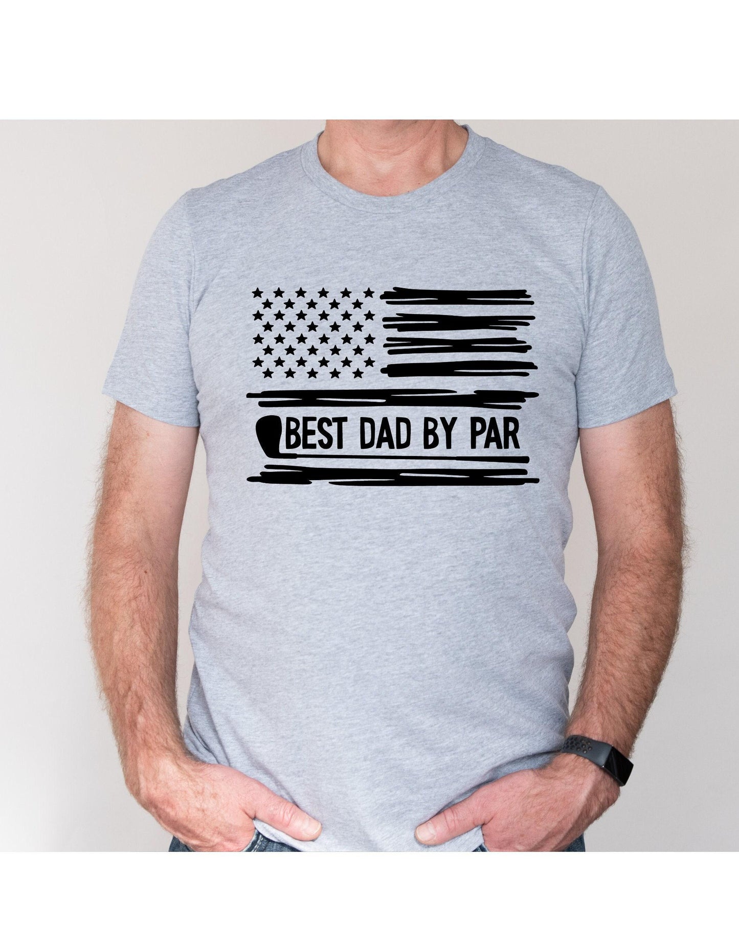 Best Dad By Par Men's Graphic T-Shirt