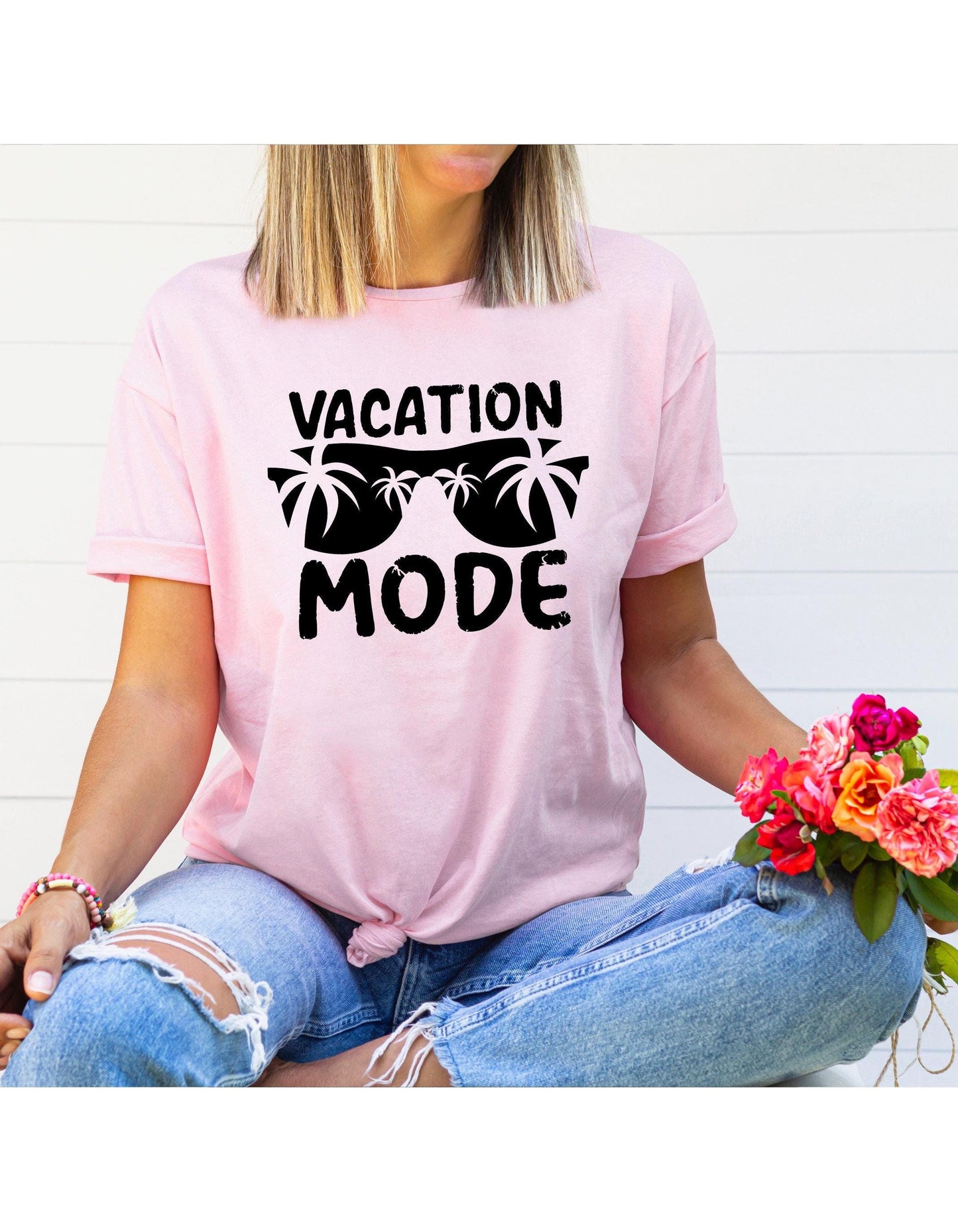 Vacay Mode Sunglasses Graphic T-Shirt