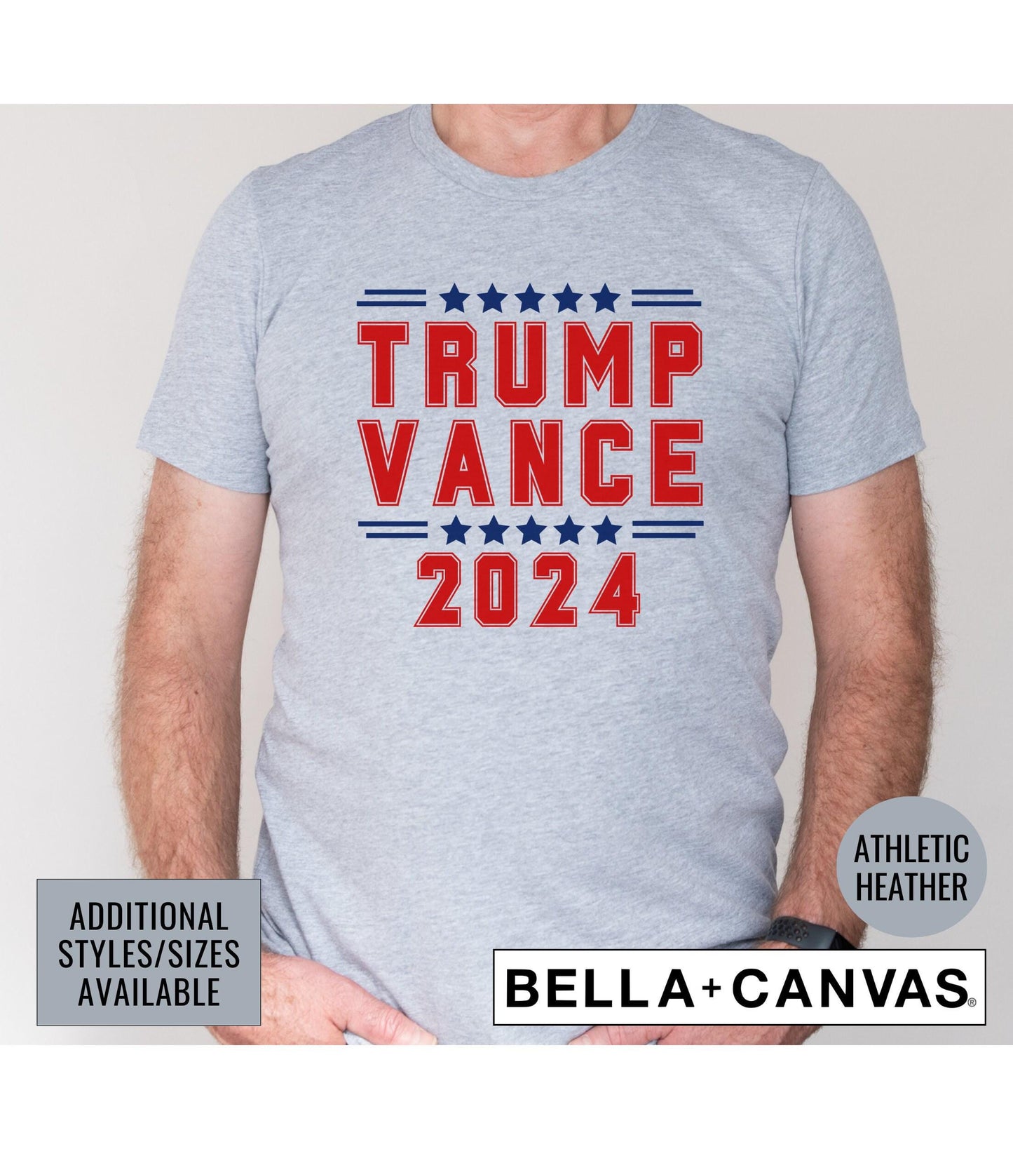 Trump Vance 2024 President Graphic T-Shirt