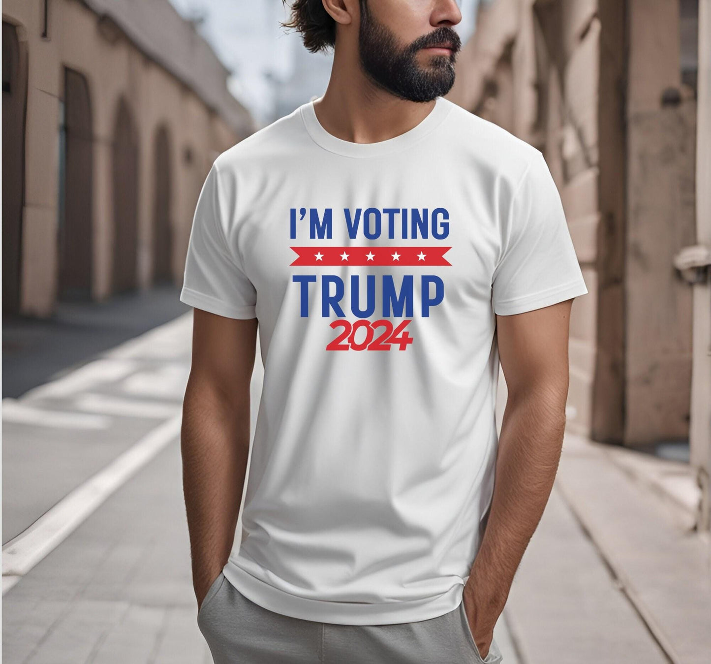 I'm Voting For Trump 2024 Graphic T-Shirt