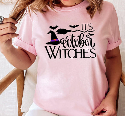 It's October Witches Women's Graphic T-Shirt