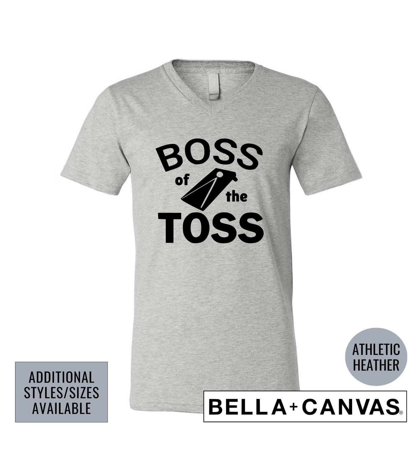 Boss Of The Toss Cornhole Graphic T-Shirt