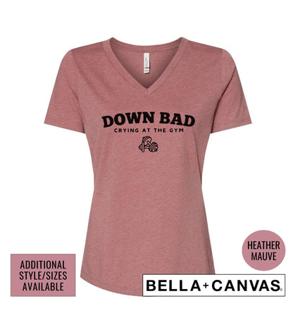 Down Bad Crying At The Gym TTPD 2024 Women's Graphic T-Shirt